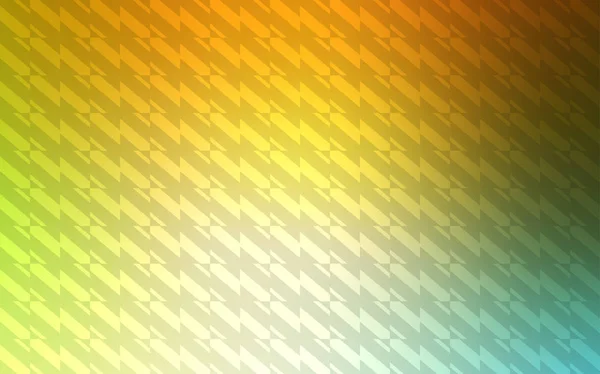 Lichtgroen Geel Vector Cover Met Stright Strepen Kleurrijk Schijnt Illustratie — Stockvector