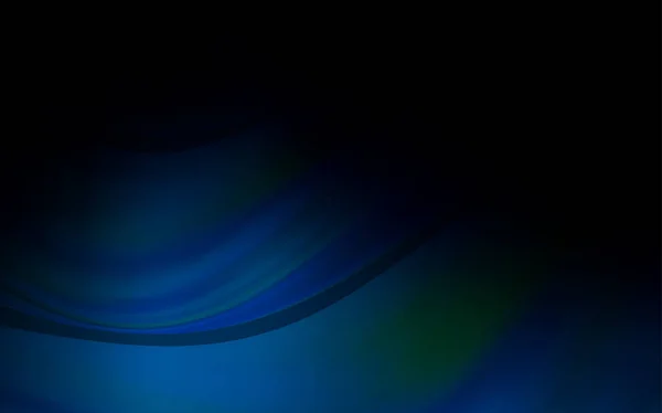 Темно Синий Векторный Узор Изогнутыми Кругами Сияющая Кривая Иллюстрация Мраморном — стоковый вектор