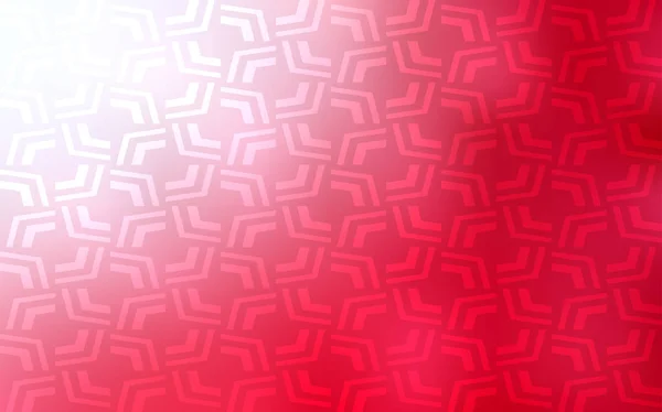 Hellrotes Vektormuster Mit Gebogenen Bändern Glänzende Schiefe Illustration Marmorstil Muster — Stockvektor