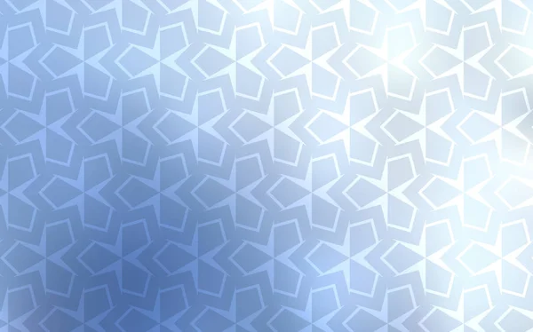 Luminoso Sfondo Vettoriale Blu Con Rombo Illustrazione Con Serie Rettangoli — Vettoriale Stock