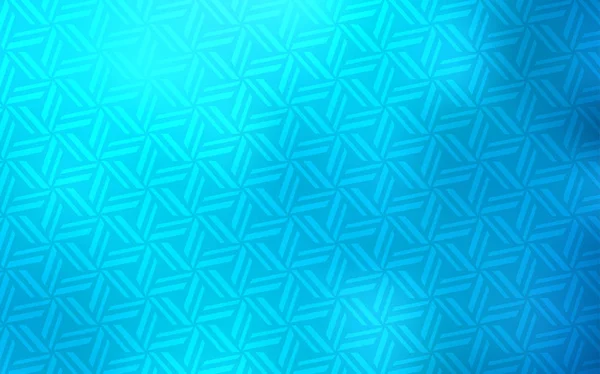 Agencement Vectoriel Bleu Clair Avec Lignes Triangles Design Décoratif Dans — Image vectorielle