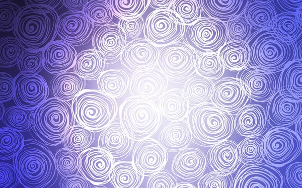 Светло Фиолетовый Вектор Естественный Элегантный Узор Смутная Абстрактная Иллюстрация Розами — стоковый вектор