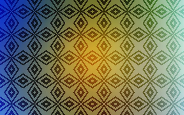 Светло Голубая Желтая Векторная Текстура Прямоугольном Стиле Блестящие Абстрактные Иллюстрации — стоковый вектор
