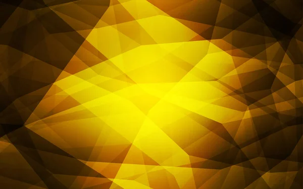 深橙色矢量闪耀三角形布局 几何例证在折纸样式以梯度 为您的企业提供最好的三角形设计 — 图库矢量图片