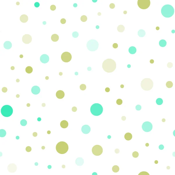 Світло Зелений Жовтий Вектор Безшовний Фон Крапками Сучасна Абстрактна Ілюстрація — стоковий вектор