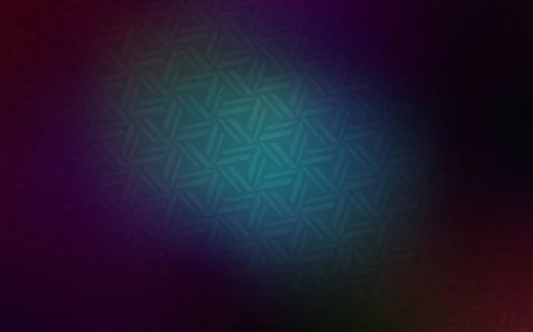 Темне Blue Векторне Компонування Лініями Трикутниками Красива Ілюстрація Трикутниками Стилі — стоковий вектор