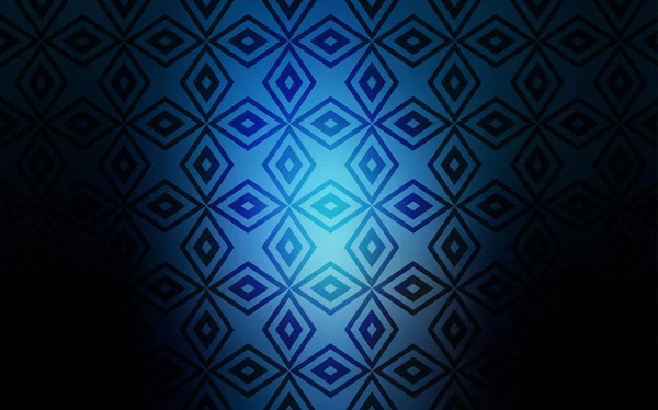 Texture Vectorielle Bleu Foncé Style Rectangulaire Design Décoratif Dans Style — Image vectorielle