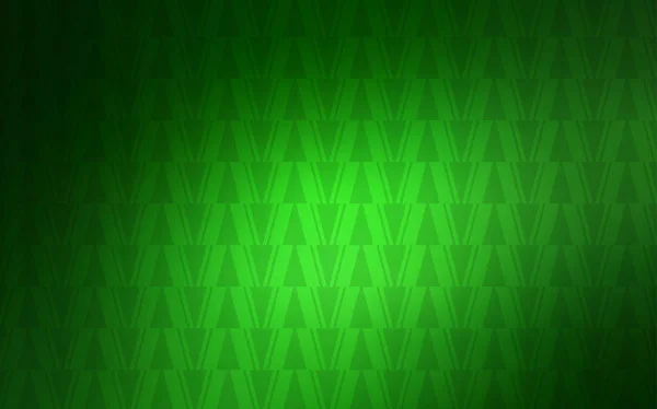 Disposition Vectorielle Vert Clair Avec Lignes Triangles Design Décoratif Dans — Image vectorielle