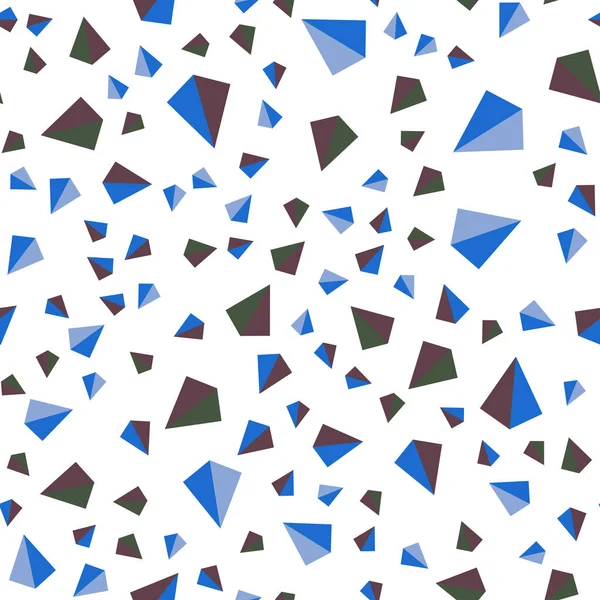 Bleu Clair Vecteur Vert Sans Couture Disposition Isométrique Avec Lignes — Image vectorielle