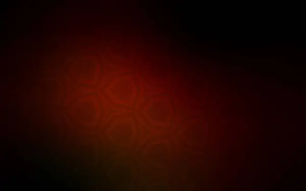 Donker Rode Vector Textuur Met Kleurrijke Zeshoeken Glitter Abstracte Illustratie — Stockvector