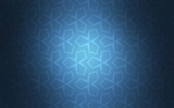 光の青いベクトル多角形のスタイルでカバー 四角形で抽象的なグラデーションのイラスト ビジネス広告 小冊子 リーフレットのパターン — ストックベクタ