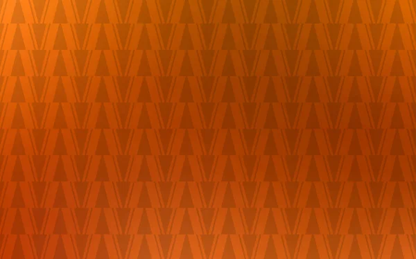 Texture Vettoriale Arancione Chiaro Con Stile Triangolare Illustrazione Astratta Del — Vettoriale Stock