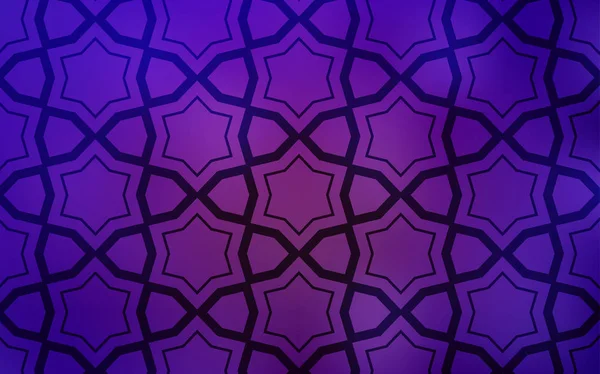 Diseño Vectorial Púrpura Claro Con Estrellas Brillantes Ilustración Colores Brillantes — Archivo Imágenes Vectoriales