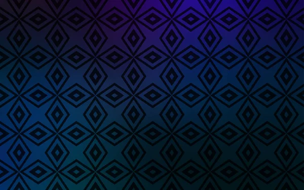 Темная Векторная Компоновка Синего Цвета Линиями Прямоугольниками Прямоугольники Абстрактном Фоне — стоковый вектор