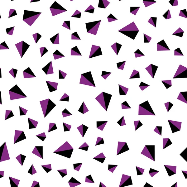 Hellrosa Vektor Nahtloses Isometrisches Muster Mit Polygonalem Stil Dreiecke Auf — Stockvektor