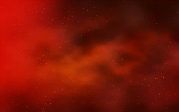 Layout Vettoriale Rosso Chiaro Con Stelle Cosmiche Illustrazione Astratta Scintillante — Vettoriale Stock