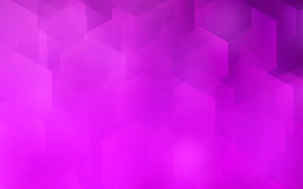 Світло Фіолетовий Векторний Фон Гексагонами Барвисті Шестикутники Білому Тлі Новий — стоковий вектор