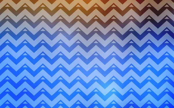 Modèle Vectoriel Bleu Clair Jaune Avec Lignes Triangles Illustration Abstraite — Image vectorielle