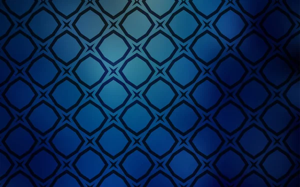 Темна Blue Векторна Текстура Красивими Зірками Блискучі Кольорові Ілюстрації Зірками — стоковий вектор