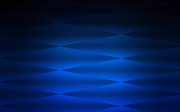 濃い青ベクトル 長方形のスタイルでシームレスなテクスチャです 四角形で抽象的なグラデーションのイラスト 窓のブラインド カーテンの設計のためのパターン — ストックベクタ