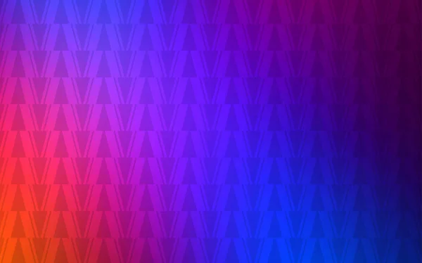 Bleu Clair Fond Vectoriel Rouge Avec Triangles Lignes Illustration Abstraite — Image vectorielle