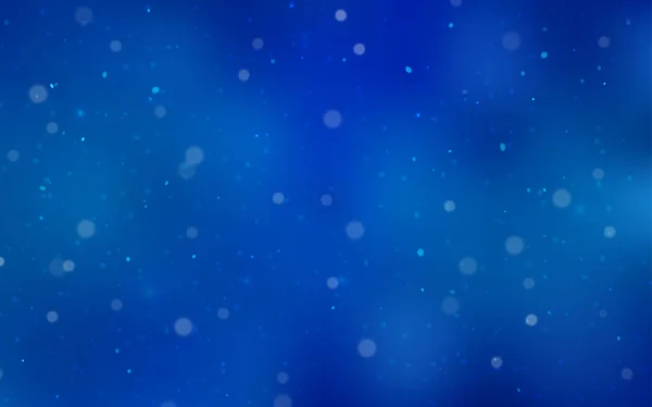 浅蓝色向量覆盖与美丽的雪花 现代几何抽象插图与冰晶体 该模式可用于年度新网站 — 图库矢量图片