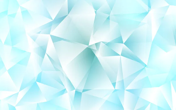 Светло Синий Векторный Узор Многоугольном Стиле Иллюстрация Набором Красочных Треугольников — стоковый вектор