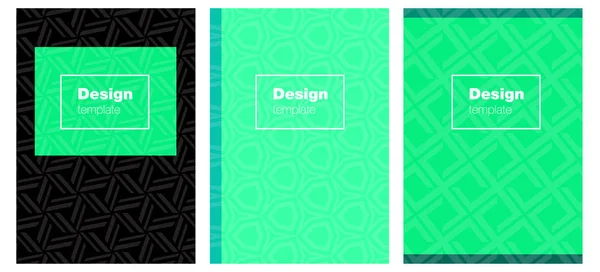 Tapa Vectorial Verde Claro Para Portátiles Concepto Diseño Abstracto Brillante — Vector de stock