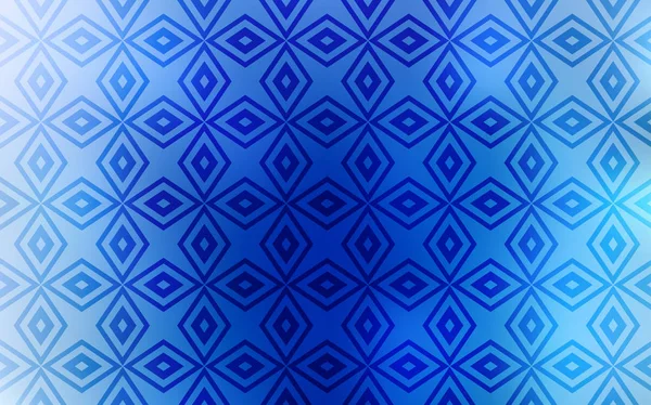 Layout Vetorial Blue Claro Com Linhas Retângulos Retângulos Fundo Abstrato — Vetor de Stock