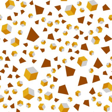 Işık turuncu vektör kesintisiz, izometrik zemin çizgili, rhombus. Üçgen, küpleri ile soyut degrade illüstrasyon. Kartvizit, Web siteleri için şablon.