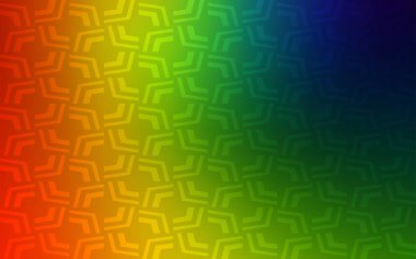 Lav şekillerle karanlık çok renkli vektör arka plan. Bandy çizgilerle modern degrade soyut resim. Cep telefonu arka plan için şablon.