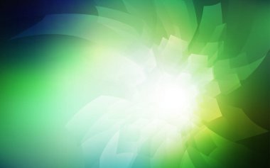 Işık yeşil vektör altıgen stil şablonu. İllüstrasyon renkli altıgenler dizi. Desen-ebilmek var olmak kullanılmış için açılış sayfaları.