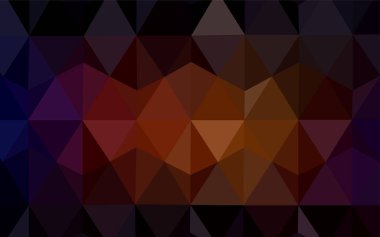 Koyu pembe vektör degrade üçgenler desen. Renkli resimde üçgenler ile soyut tarzda. Desen için bir marka kitabın zemin.