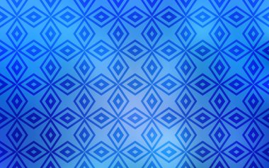 Hafif mavi vektör kapak poligonal tarzı. Dikdörtgenler ile soyut tarzda dekoratif tasarım. Akıllı tasarım, iş reklam için.