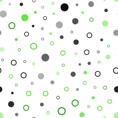 Işık yeşil vektör noktalar ile sorunsuz kapak. Bulanık damla Glitter soyut Illustration yağmur. Duvar kağıdı, kumaş üreticileri için modaya uygun bir tasarım.