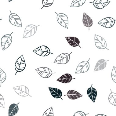 Koyu mavi, kırmızı yaprakları ile sorunsuz zarif duvar kağıdı vektör. gradyan ile zarif doğal desen yapraklarda. Desen tasarım kumaş, duvar kağıtları.