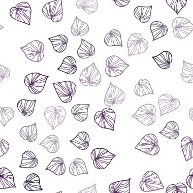 Koyu pembe vektör yaprak ile sorunsuz zarif duvar kağıdı. Zarif bir parlak örnek yaprakları doğal tarzı ile. Kartvizit, Web siteleri için şablon.