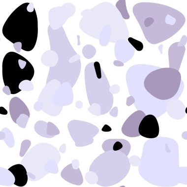 Hafif mor vektör disklerle sorunsuz doku. İllüstrasyon renkli soyut daireler parlayan ayarlanmış. Desen için modaya uygun Kumaş, duvar kağıtları.