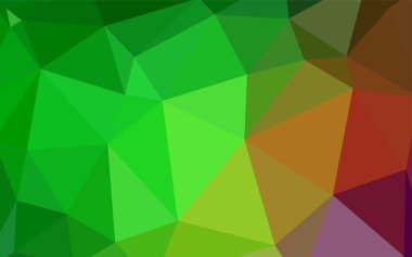 Koyu mavi parlayan üçgen kapak vektör. Gradyan ile Origami tarzında yaratıcı geometrik şekil. Afiş için tamamen yeni şablon.