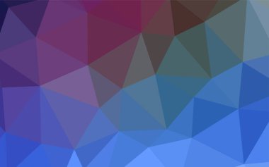 Hafif mor vektör poligonal arka plan. Üçgenler ile renkli soyut resimde. İşiniz için yeni tasarım.