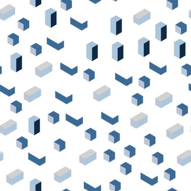 Hafif mavi vektör kapak poligonal tarzı kesintisiz, izometrik. Dikdörtgenler ve kareler ile güzel illüstrasyon. Doku pencere panjur, perdeler için.