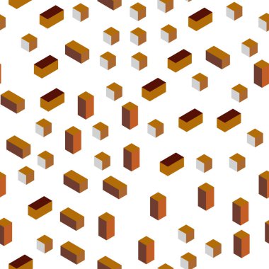 Karanlık çok renkli vektör kesintisiz, izometrik arka plan ile dikdörtgenler. Dikdörtgenler renkli gradyan ile arka plan üzerinde. Kartvizit, Web siteleri için şablon.