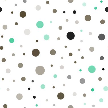 Işık çok renkli vektör daireler ile sorunsuz şablonu. Bulanık daireler doğa tarzı ile güzel renkli resimde. Tekstil, kumaş, duvar kağıtları için tasarım.