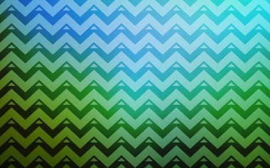 Açık mavi, vektör düzen hatları, üçgenler ile yeşil. İllüstrasyon renkli üçgenler, satır kümesi ile. Açılış sayfası için Modern şablonu.