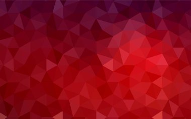 Işık turuncu vektör düşük poli düzeni. Renkli resimde gradyan ile poligonal tarzı. Afiş için tamamen yeni şablon.