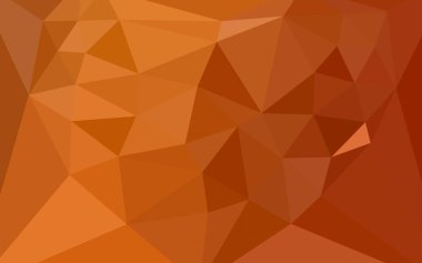 Işık turuncu vektör soyut mozaik zemin bir merkezi bir kalp ile. Gradyan ile renkli resimde. Marka kitap için yeni şablon.