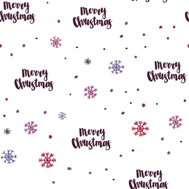 Hafif pembe, kırmızı vektör güzel kar taneleri ile sorunsuz kapak. Degrade arka plan üzerinde renkli kar taneleri. Kartvizit, Web siteleri için şablon.