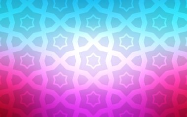 Açık mavi, kırmızı vektör doku güzel yıldız ile. Yıldız ile basit tarzda bulanık dekoratif tasarım. Şablon Satıyoruz telefon arka planları için.