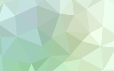 Koyu mavi vektör üçgen mozaik doku. Gradyan ile poligonal soyut resim. İşiniz için yeni tasarım.