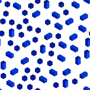 Koyu mavi çizgiler, dikdörtgenler kesintisiz, izometrik düzeniyle vektör. Dikdörtgenler ile soyut degrade illüstrasyon. Desen tasarım kumaş, duvar kağıtları.